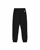 Champion Legacy Basics W-Light Powerblend Fleece Rib Cuff Pantalones Deportivos, Negro, L para Mujer
