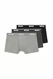 BOSS Trunk 3p Power Bóxer, Open Grey 61, S (Pack de 3) para Hombre