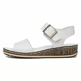 Hush Puppies Ellie, Sandalias con cuña Mujer, White, 39 EU