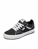 Vans Hombre Zapatillas De Lona Seldan, Black/White, 43 EU