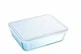 Pyrex Classic - Recipiente rectangular con tapa, 1,5L - 22 x 17 x 6cm