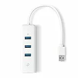 TP-Link UE330 - Adaptador USB a Gigabit Ethernet, hub 3 x Puertos USB 3.0 hasta 5 Gbps, 1 x Puerto LAN RJ45 gigabit, Compatible con Windows, MacOS, Chrome OS, Linux