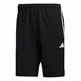 adidas Hombre Train Essentials Piqué 3-Stripes Training Shorts, Black / White, XXL
