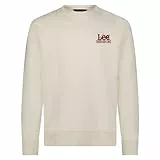 Lee Seasonal Crew SWS Sudadera, Crudo, M para Hombre
