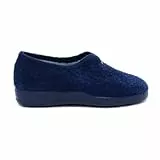 DeValverde - Zapatilla casa abotinada Mujer 1142-1142 para: Mujer Color: Azul Talla: 37