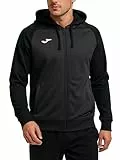Joma Academy IV Sudadera con Capucha, Hombre, Antracita-Negro, M