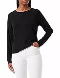 Calvin Klein Mujer Sudadera L/S sin capucha, Black, M