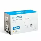 Meross Enchufe Inteligente WiFi 16A 3840W, con Control Remoto Meross app, Compatible con HomeKit Siri, Alexa, Google Assistant y SmartThings, WiFi Smart Plug, Paquete de 2