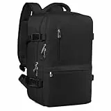 Mochila Viaje Cabina Avion 40x20x25, Mochilas Cabina para Ryanair 40x20x25cm Maletas De Viaje Mujer Hombre Equipaje De Mano 40x20x25 Bolsa 20L con Orificio De Carga Y Bolsillo Antirrobo