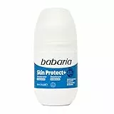Babaria - Desodorante rollon Skin Protect+ -0% alcohol - Antitranspirante - 50 ml
