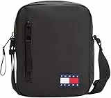 Tommy Jeans Bolso bandolera Hombre Elevated Reporter con logotipo, Negro (Black), Talla Única