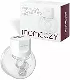Momcozy Sacaleches Eléctrico Portátil S12 Pro, Extractor de Leche Materna Manos Libres, Bomba Cómoda con Brida de Doble Sellado, 3 Modos y 9 Niveles, Pantalla Inteligente, Brida de 24 mm