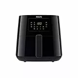 Philips Essential Conectada Airfryer XL, 6.2L, Freidora sin Aceite, Wi-Fi, Tecnología Rapid Air, 13 Funciones, Pantalla Táctil, HomeID App, Negro (HD9280/90)