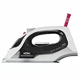 Solac - Plancha de Vapor Optima Start 2400W | Golpe de Vapor 120g/min | Vapor Continuo 30g/min | Suela Cerámica Antiadherente | Función Spray y Anti-Goteo | Planchado Vertical Rápido y Eficaz