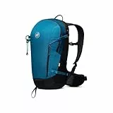 Mammut Lithium 20 – Mochila Ligera para Senderismo | Con Espalda Transpirable | Sapphire-Black, 20 L