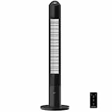 Cecotec Ventilador de Torre EnergySilence 9150 Skyline Smart Design de 46', 45 W, Pantalla LED táctil Mando a distancia, 3 Velocidades, 4 Modos, Temporizador 12h, Oscilación 70º