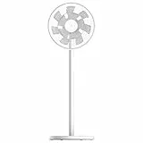 Xiaomi Mi Smart Standing Fan 2, ventilador inteligente, motor BLDC, control por aplicación y por voz, doble cuchilla, hasta 100 niveles de ventilación, modo silencioso, blanco, versión italiana