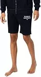 Tommy Hilfiger Hombre Pantalón de Chándal Corto, Azul (Desert Sky), L