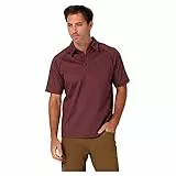 All Terrain Gear by Wrangler SS Performance Polo Camiseta, marrón, XS para Hombre