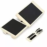 Tabla de Equilibrio para Una Pierna, Tabla Equilibrio de Tobillo, Entrenador de Equilibrio de Tobillo y Pie, Balance Board de Madera para Ejercicios de Estabilidad Deportivo en Casa