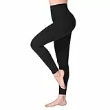 SINOPHANT Mallas Deporte Mujer de Cintura Alta, Leggins de Control de Abdomen Opacas, Elásticas, Leggings Mujer Vestir, Suaves como la Mantequilla XXL 1 Piezas Negro