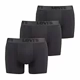Levi's Boxer, Negro (Black), M (Pack de 3) para Hombre