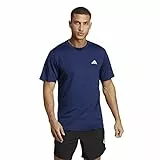 adidas Hombre Train Essentials Training Tee, Dark Blue / White, M