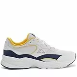 Kappa Logo Siliam Zapatillas deportivas bajas cómodas y con estilo, Color White y Blue Dk, Talla 38