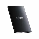 Lexar SL500 SSD Externo 1TB, SSD Portátil USB3.2 Gen2x2, PSSD hasta 2000MB/s lectura, 1800MB/s escritura, unidad de estado sólido externa compatible con iPhone15 Series/Mac/PS5/XBOX(LSL500X001T-RNBNG)