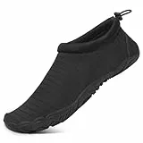 Mishansha Barefoot Escarpines Hombre Verano Zapatos de Agua Mujer Negro De Noche 43