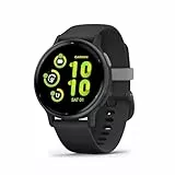 Garmin Vívoactive 5, Smartwatch con GPS, Pantalla AMOLED, Funciones esenciales de salud y forma física y hasta 11 días de autonomía, Negro