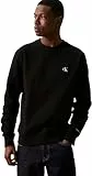 Calvin Klein Sudadera Hombre CK Essential sin Capucha, Negro (CK Black), M