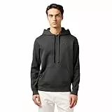 Wrangler Sign Off Hoodie Sudadera con Capucha, Color Negro, M para Hombre