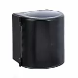 Amazon Basics Dispensador de rollo de papel, dispensación central, Negro, 28.8 x 23 cm (Antes éramos AmazonCommercial)