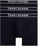 Tommy Hilfiger Calzoncillos bóxer Hombre Pack de 3 de algodón, Azul (Des Sky/Des Sky/Des Sky), S