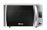 Candy X-Range CMXG22DS/ST, Microondas con Grill, 22L, 1250W, 5 Niveles, Digital, 40 Programas, Bloqueo, Plato 25,5CM, Grill Rack, Accesorio Vapor, Express Cooking, Temporizador, App simply-Fi, Inox