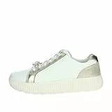 Geox D Graisy G, Zapatillas Mujer, White Lt Taupe, 38 EU