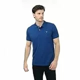 GANT Pique SS Rugger Camisa de Polo, College Blue, S para Hombre
