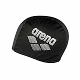 ARENA Gorros Lycra Smart Cap Fluo, Unisex Adulto, Negro, Talla Única