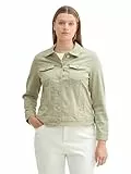 TOM TAILOR 1042189 Chaqueta de Jean, 34895-Desert Green, 46 para Mujer