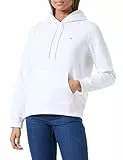 Tommy Jeans Tjw Reg S Flag Hoodie Dw0Dw19958 Sudadera con Capucha, White (White), XXS para Mujer