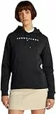 Tommy Jeans Tjw Reg Tonal Linear Hoodie Ext Dw0Dw20304 Sudadera con Capucha, Black (Black), M para Mujer