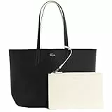 Lacoste Women Shopping Bag, Bolsa de la Compra Mujer, Noir Farine, One Size