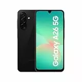Samsung Galaxy A26 5G 256GB Teléfono Móvil, Inteligencia Alucinante, 6GB RAM, 50MP Cámara, Negro, Garantía del Fabricante 3 Años + 1 Año Extra