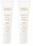 Bálsamo labial con brillo Sunny Mango Ziaja (Paquete de 2)