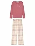 Women'secret Pijama de Manga Pantalón Largo Colección Daily Rose, Standard Pink, XS para Mujer