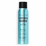 Revolution, Superfix Hydra Cool spray fijador continuo, bruma facial hidratante con aloe vera, vegana y libre de crueldad, 150 ml