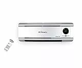 Orbegozo SP 6500, Calefactor eléctrico, 2000 W, 2 niveles de calor, programación diaria y semanal, sistema de protección contra sobrecalentamiento, termostato digital, mando a distancia, color plata