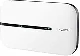 HUAWEI E5576-320 Mobile Wi-Fi 3S 4G LTE Cat4, Velocidad de Descarga 150 Mbps, Batería Recargable de 1500 mAh, No Requiere configuración, Blanco, 16 Users