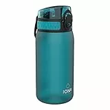Ion8 Niños Botella Agua, Sin Fugas, Aqua, 400ml
